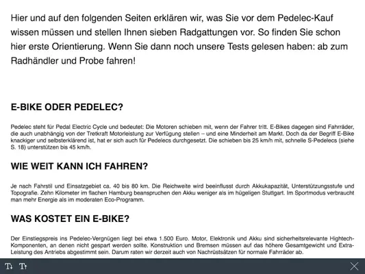 e-bike - Das Pedelec Magazin android App screenshot 0